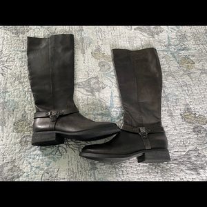 Vince Camuto Black Leather Boots